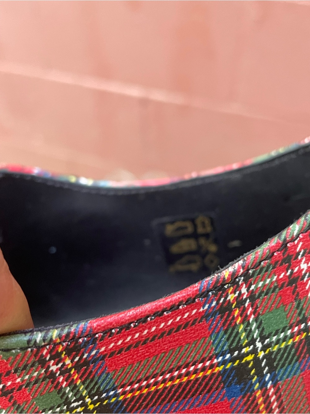 Dr Martens Sofia Plaid Mary Jane Shoes Size 10 - Picture 10 of 15
